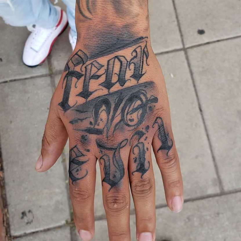 fear no man but god tattoo