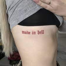 made in hell tattoo