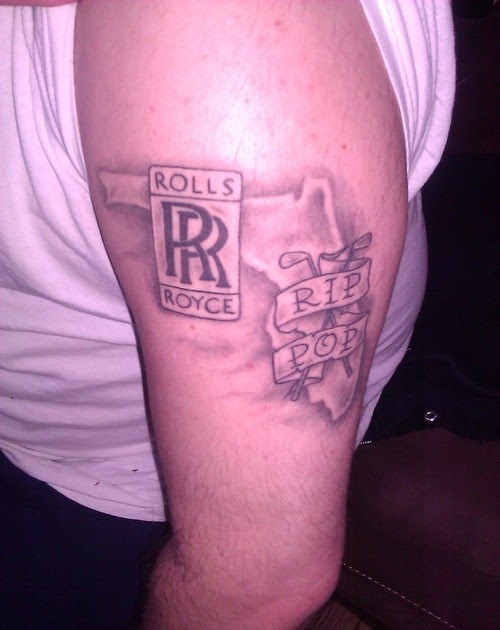 rolls royce tattoo