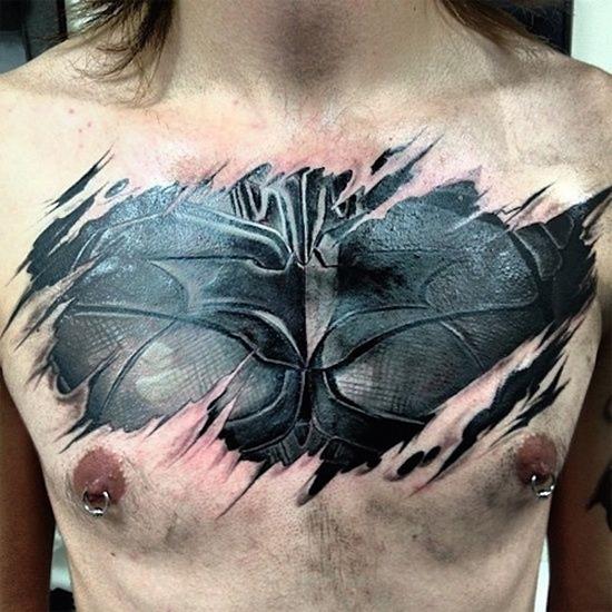 spider web nipple tattoo