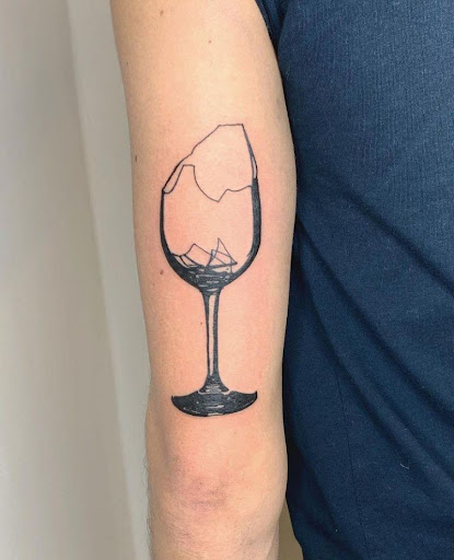 tattoo glass