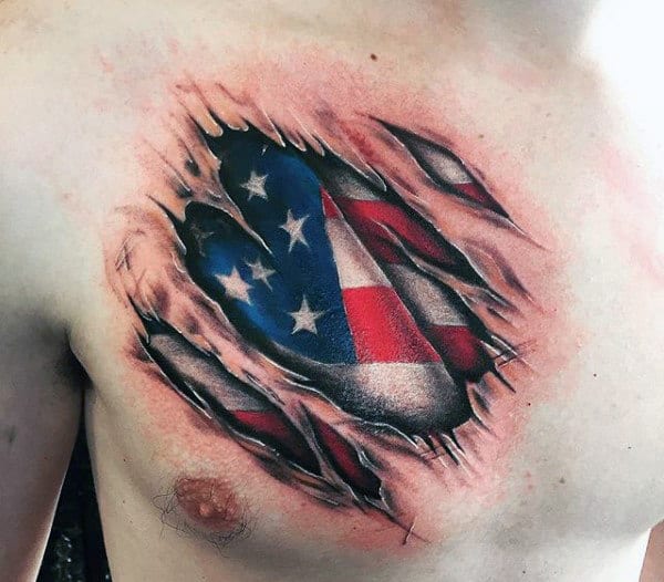 betsy ross flag tattoo