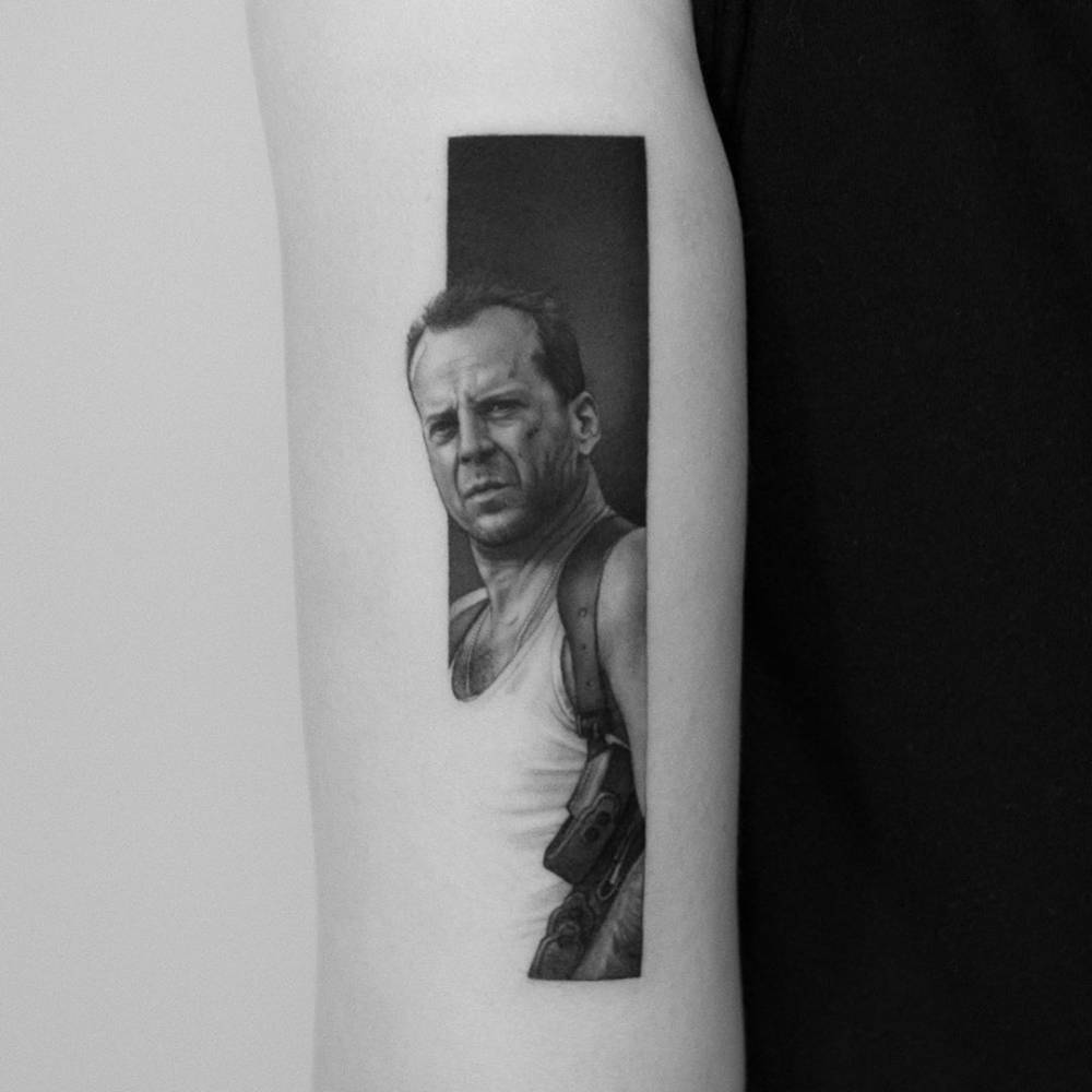 Bruce willis tattoo
