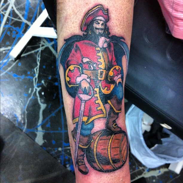 captain morgan tattoo