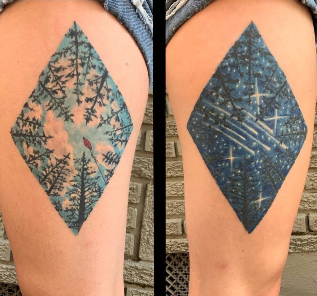 day and night tattoo