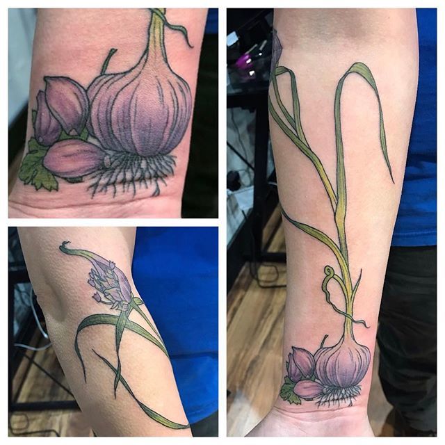 Garlic tattoo