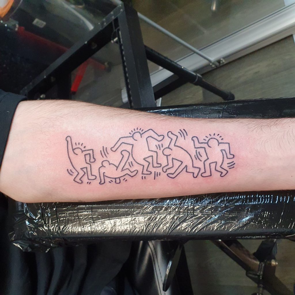 Keith Haring tattoo