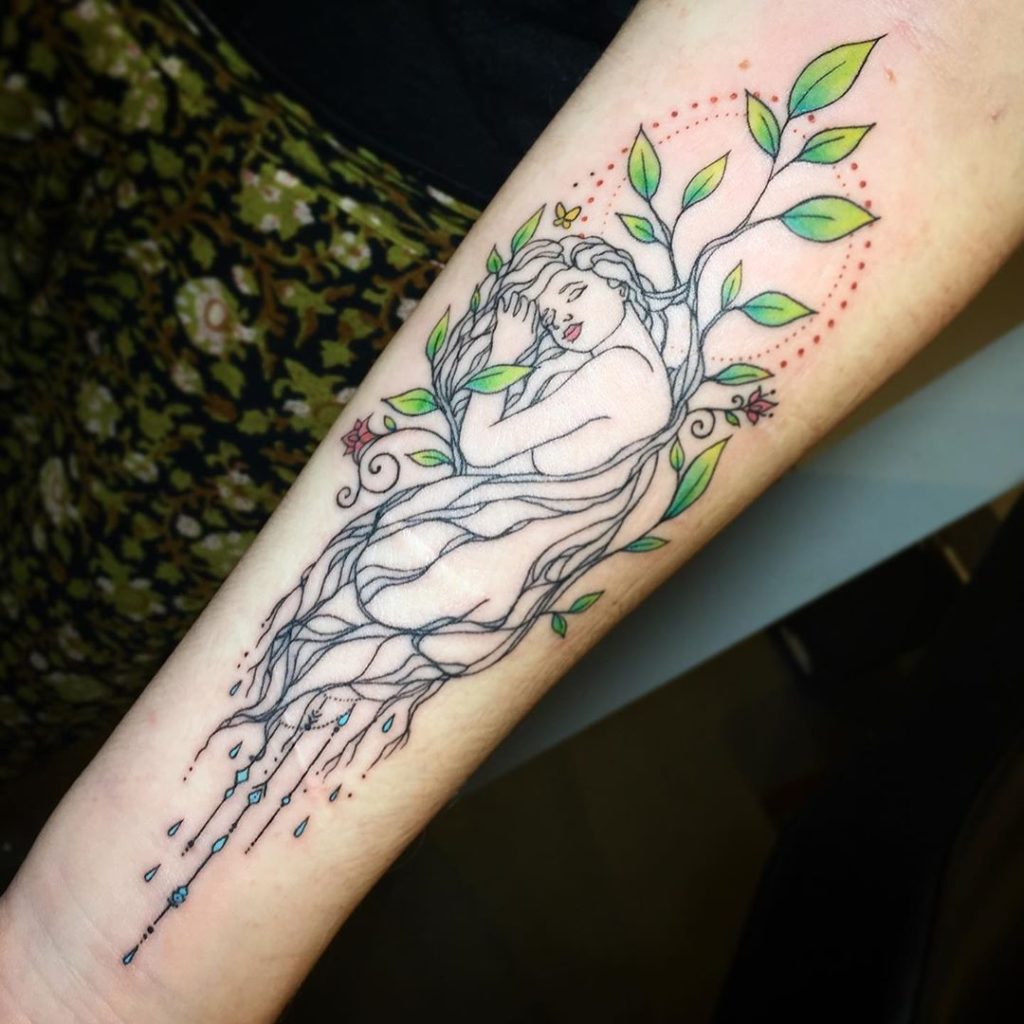 mother earth tattoo