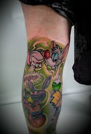 pinky and the brain tattoo
