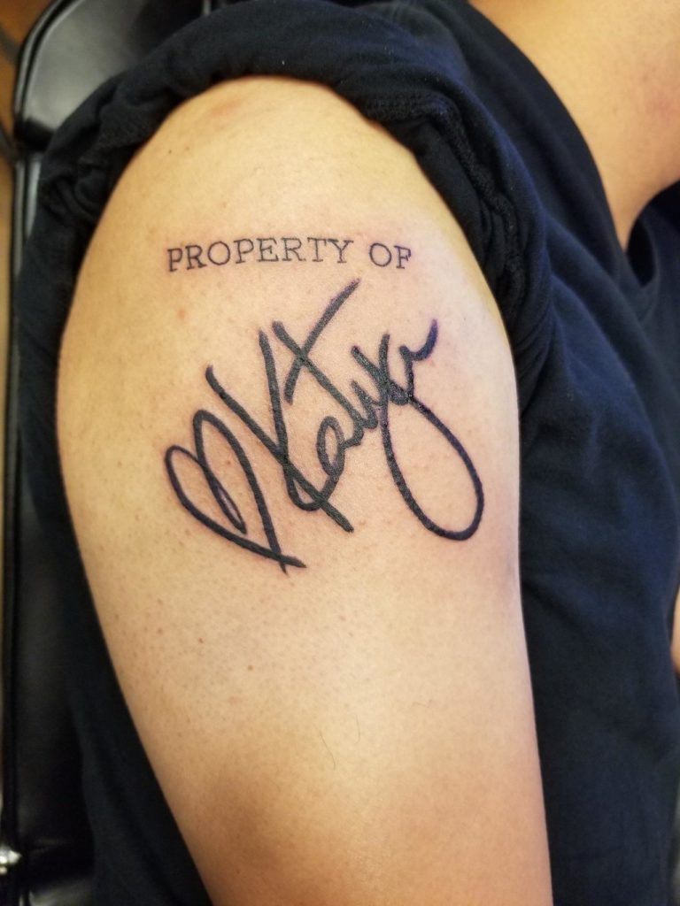 Property of tattoo