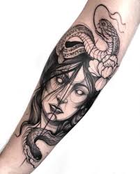 snake skin tattoo