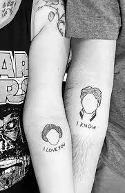 star wars couple tattoos