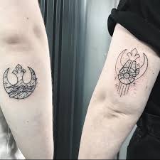 star wars couple tattoos