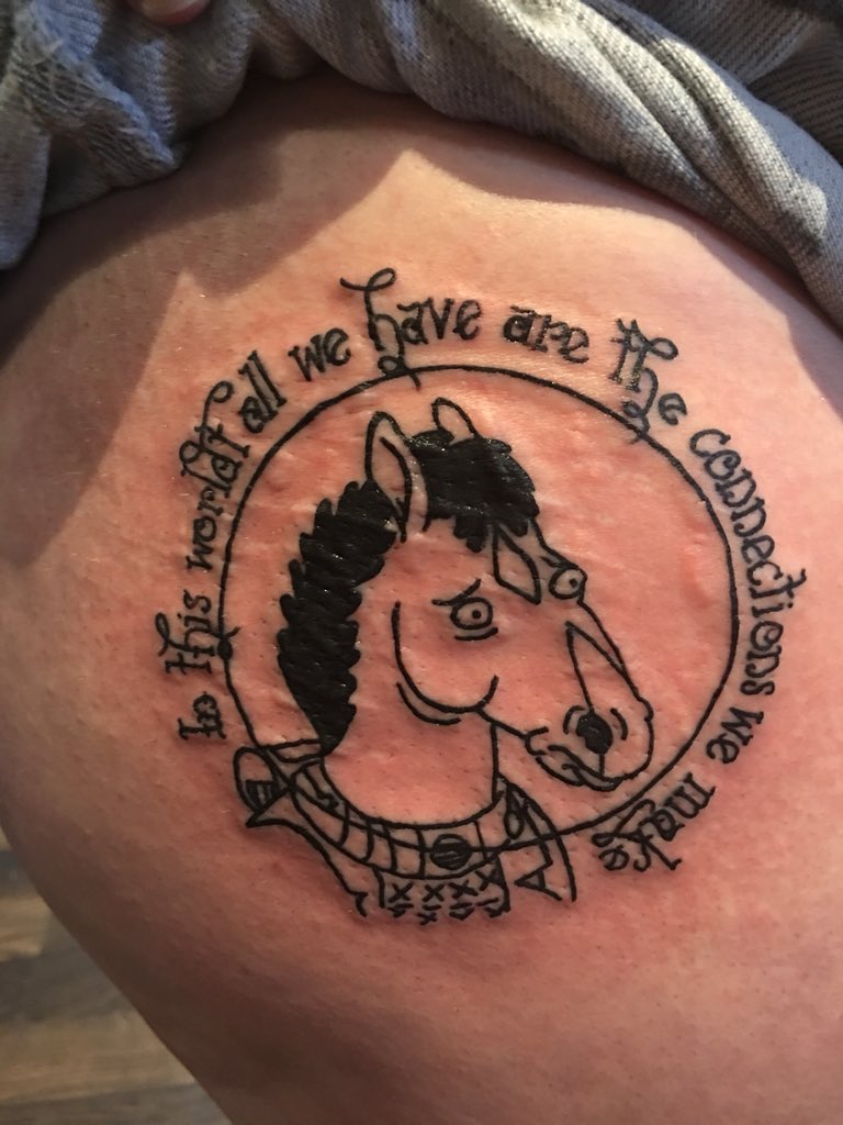 Bojack horseman tattoo