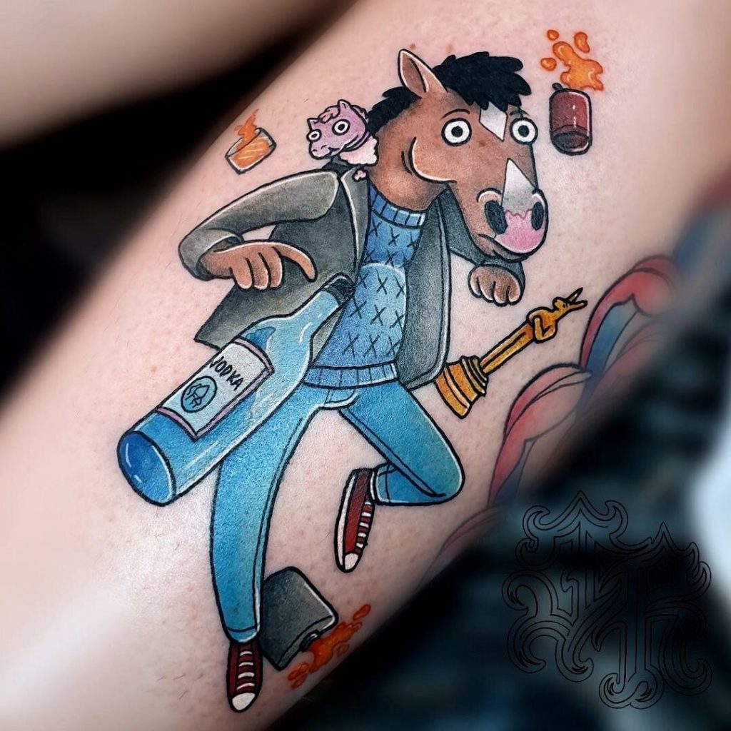 Bojack horseman tattoo
