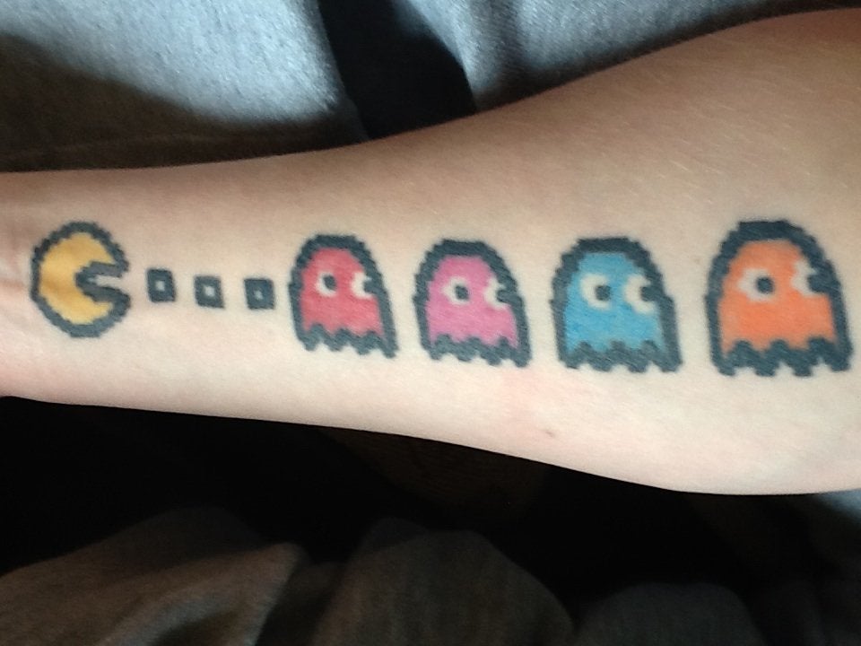 Pacman tattoo