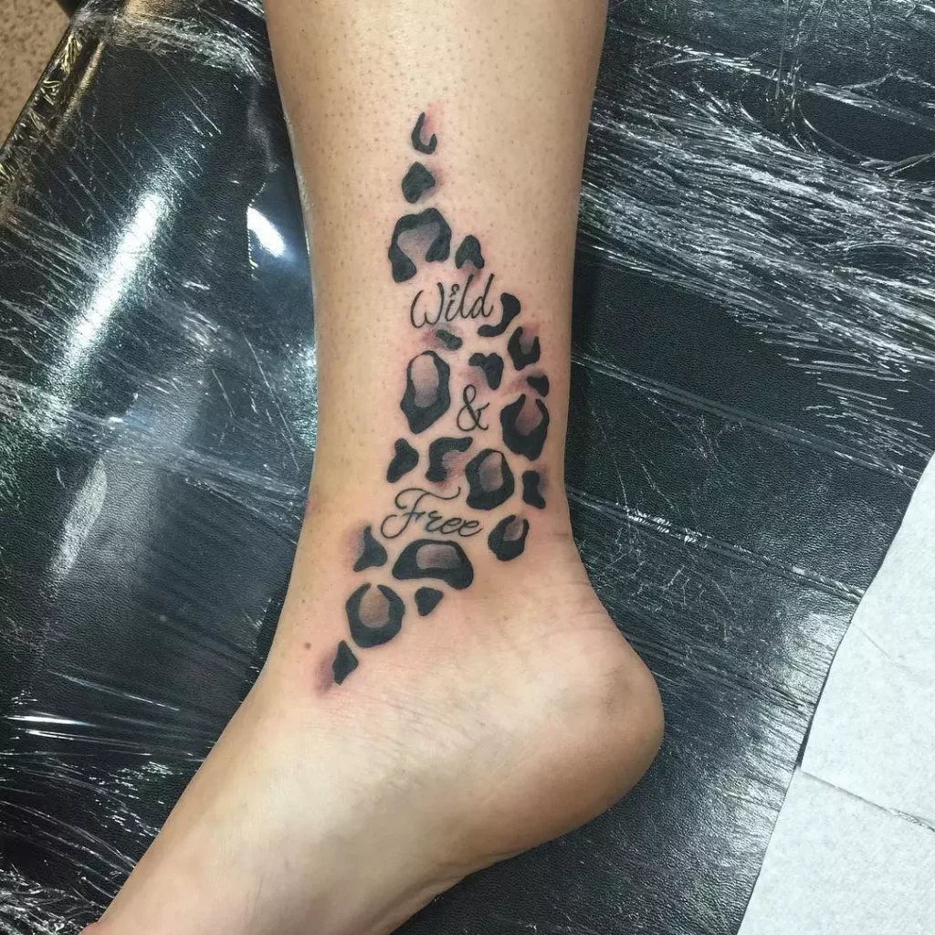 animal print tattoo