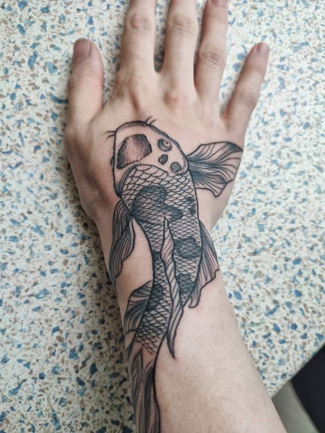 avatar koi fish tatoo