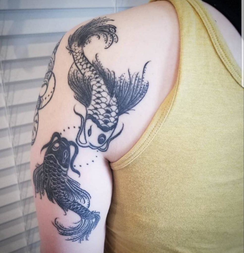 avatar koi fish tatoo