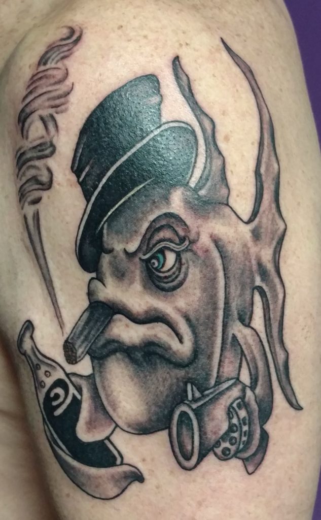 bad fish tattoo