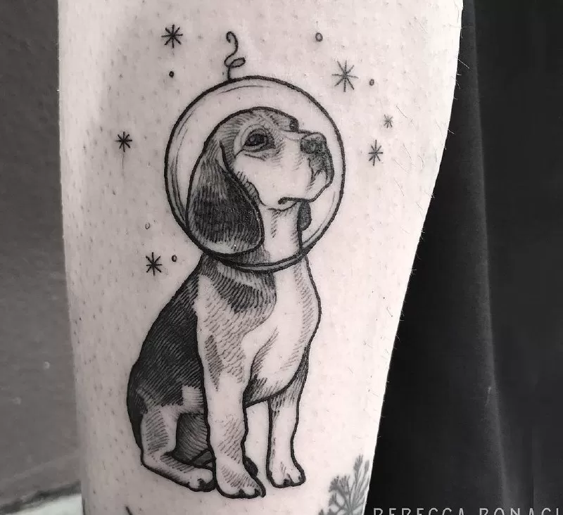 beagle tattoo