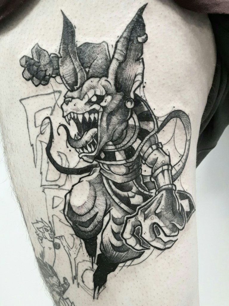 beerus tattoo
