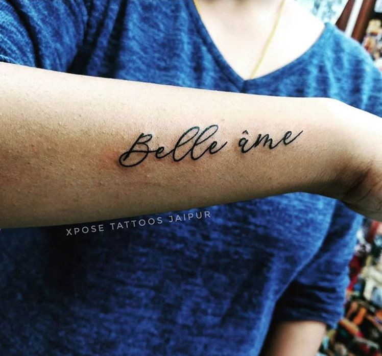 belle tattoo