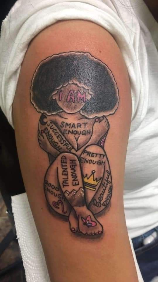black girl magic tattoo