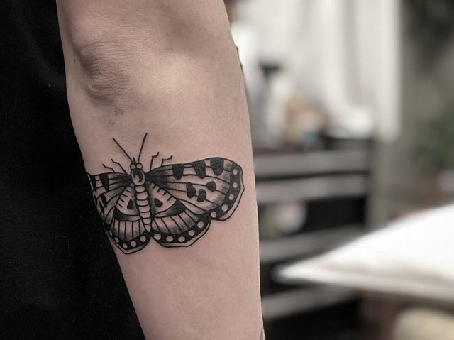 black moth tattoo
