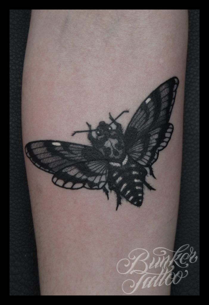 black moth tattoo