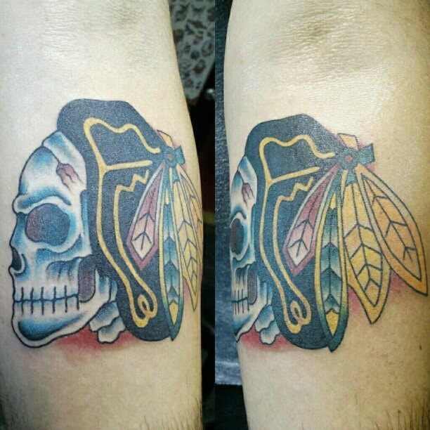 blackhawks tattoo