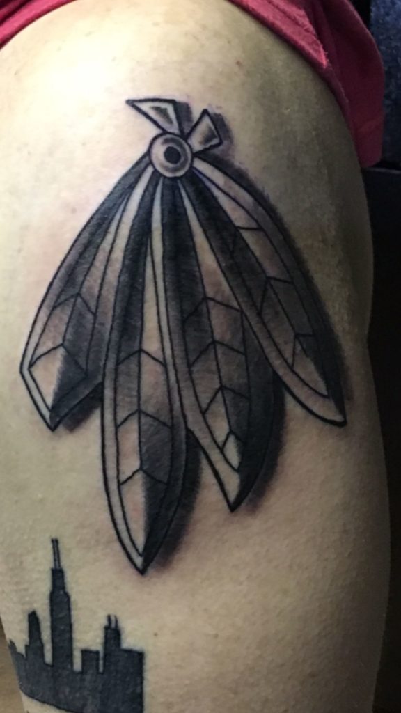 blackhawks tattoo