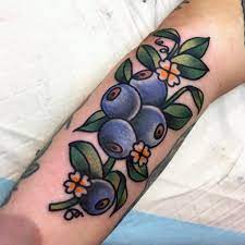 blueberry tattoo