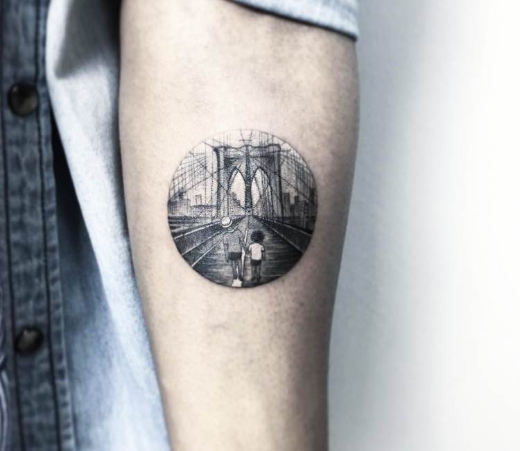 brooklyn bridge tattoo