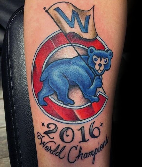 chicago cubs tattoo