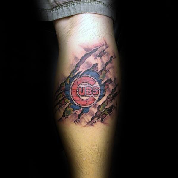 chicago cubs tattoo