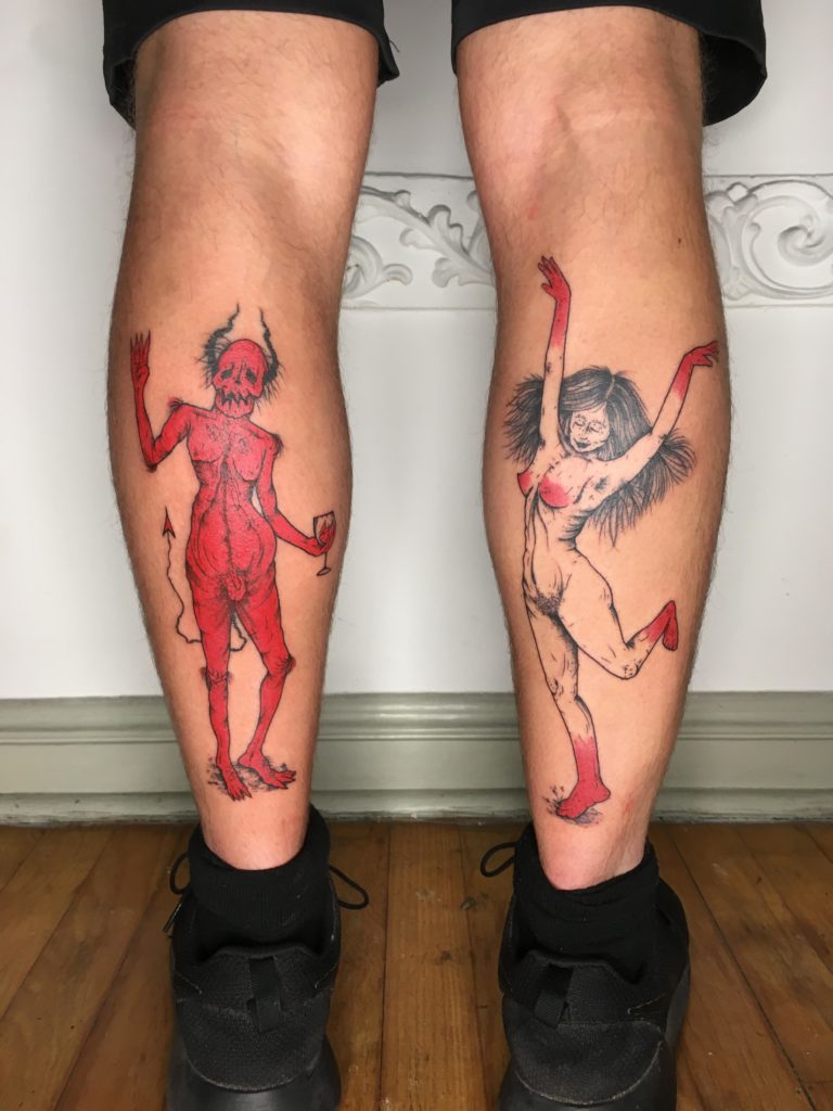 dancing with the devil tattoo