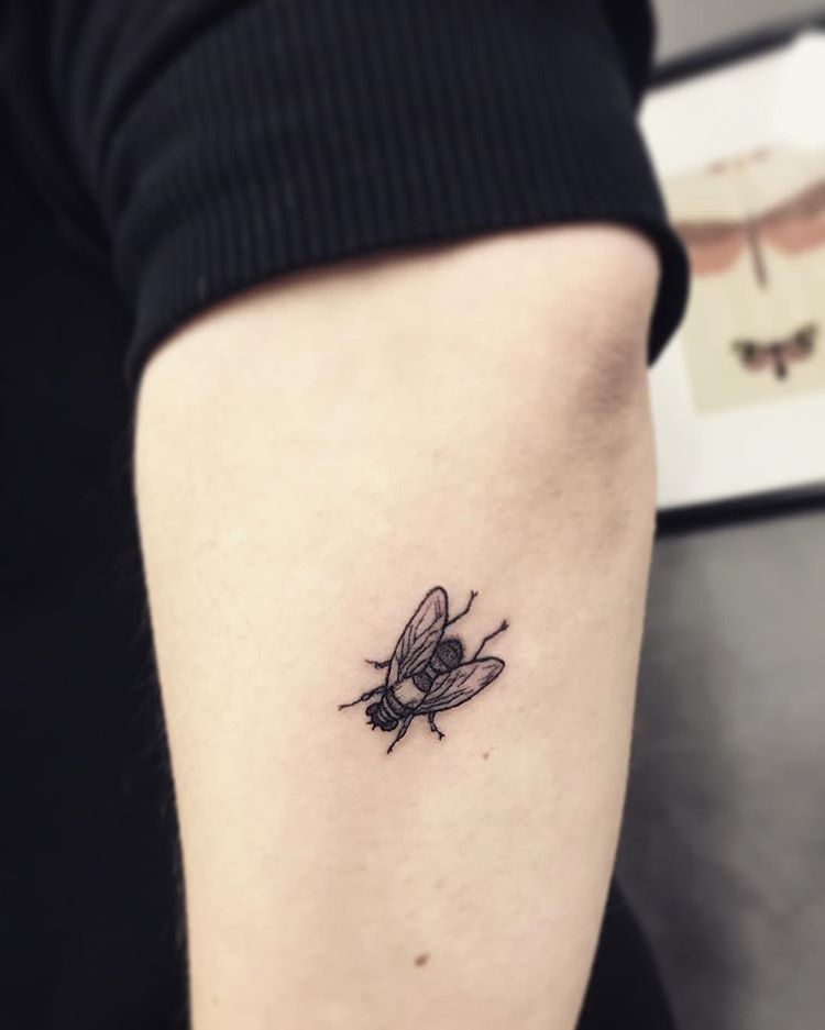 fly tattoo