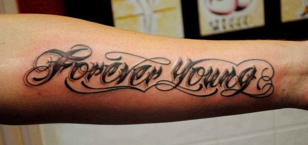 forever young tattoo