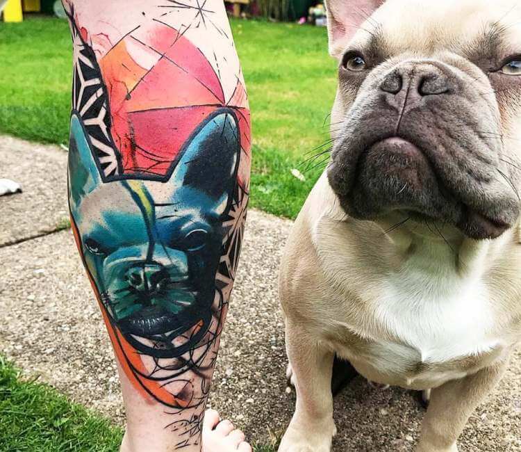 french bulldog tattoo
