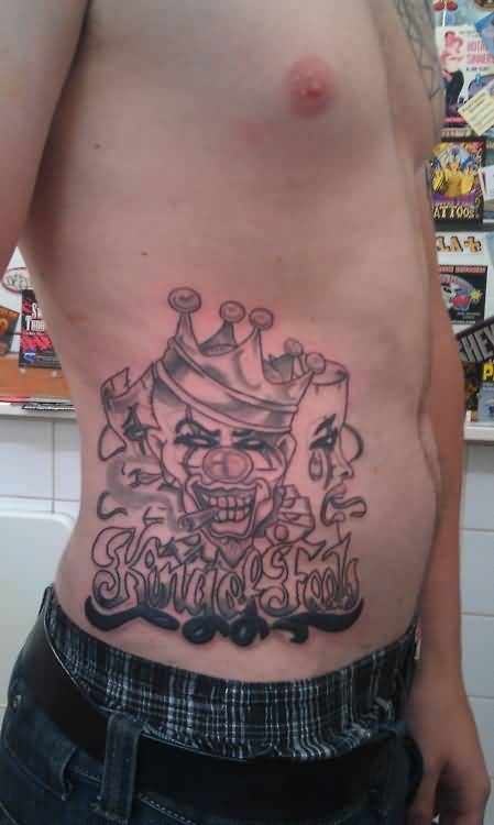 gangster clown tattoos