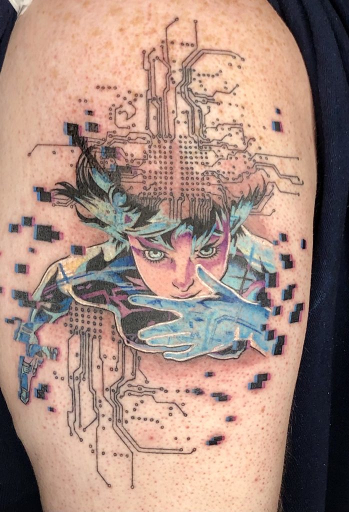 ghost in the shell tattoo