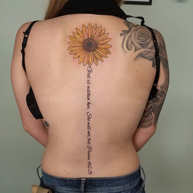 god is within her she will not fail tattoo 