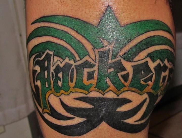 green bay packers tattoo