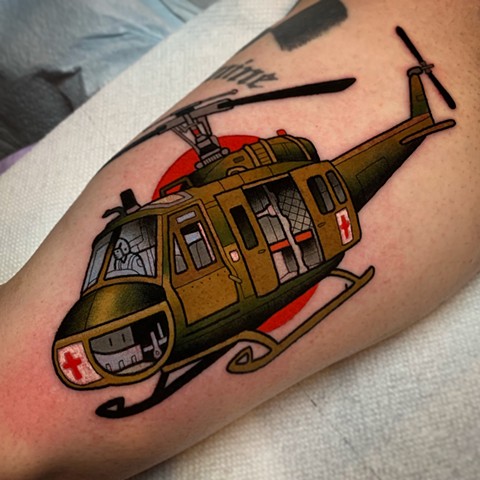 helicopter tattoo