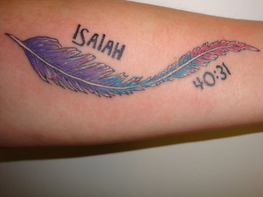Isaiah 40;31 tattoo
