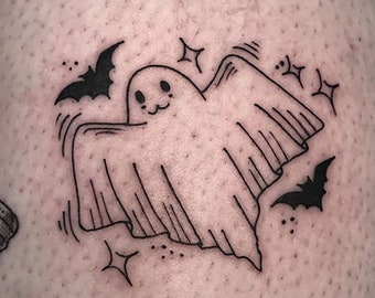 kids see ghosts tattoo
