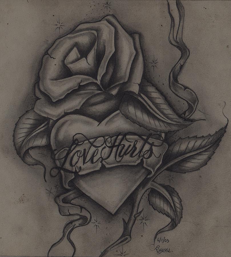 love hurts tattoo