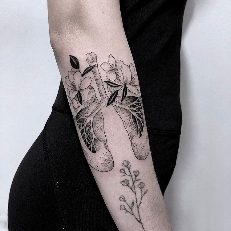 lung tattoo