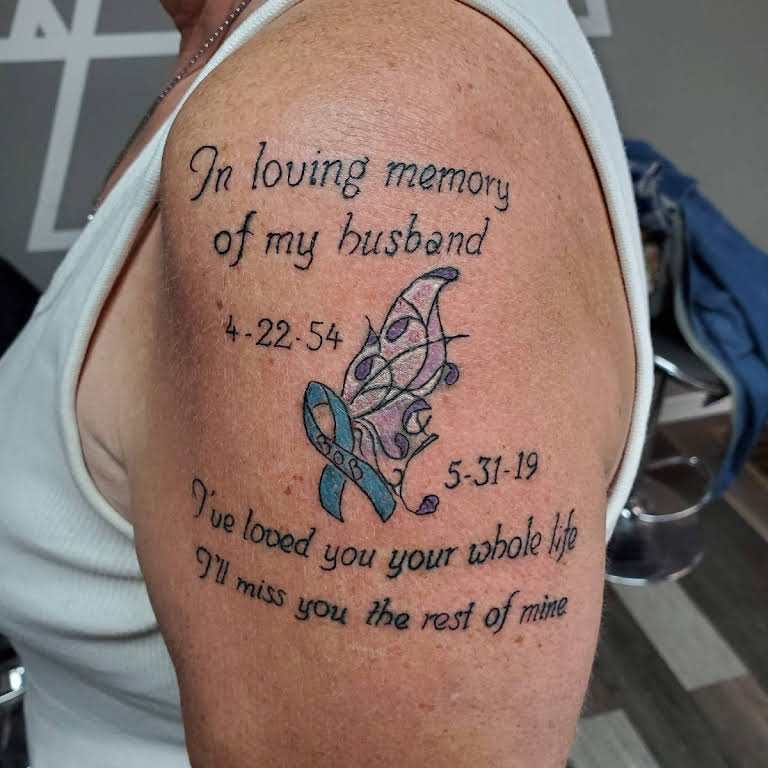 memorial tattoos for husband